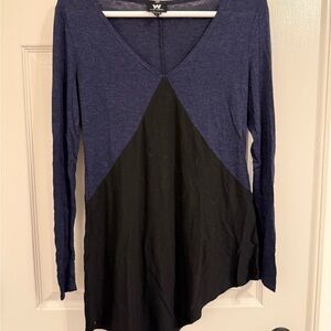 W by Worth Long Sleeve Tee in Classic Black